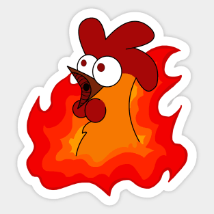 Gilbert Master of the Flame Sticker